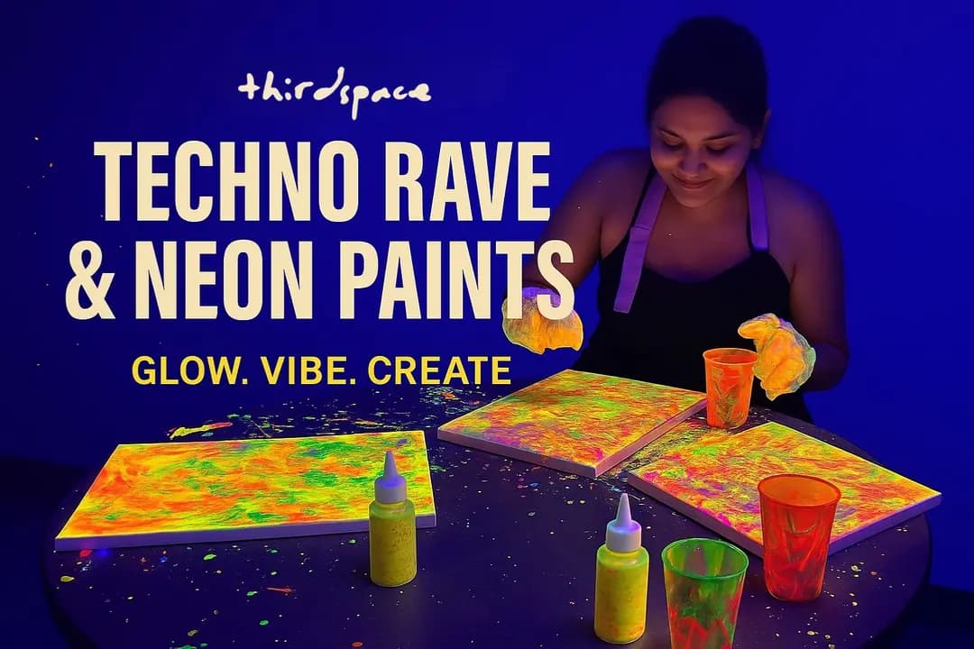 Techno Rave & Neon Paints | Slide 1